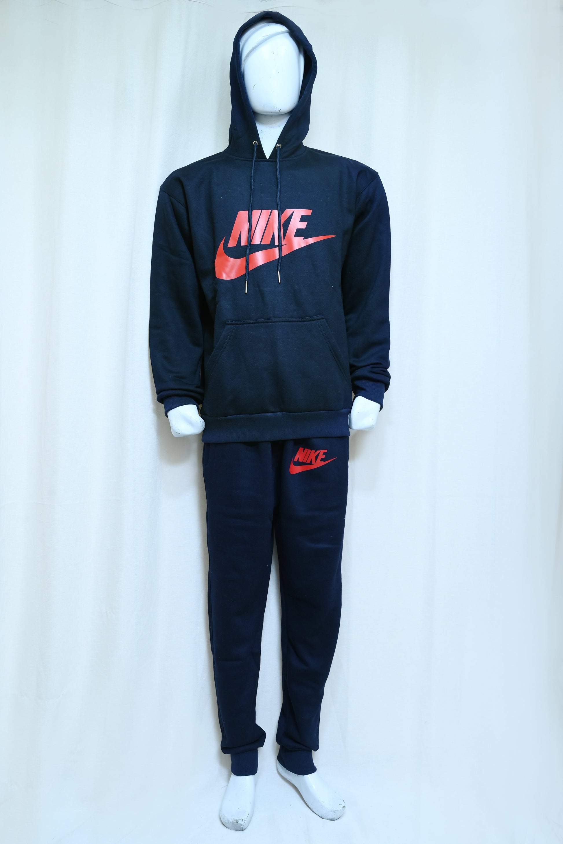 6208-Nike Men’s Cotton Fleece Tracksuit – Hoodie & Joggers Set | Comfortable & Stylish Activewear