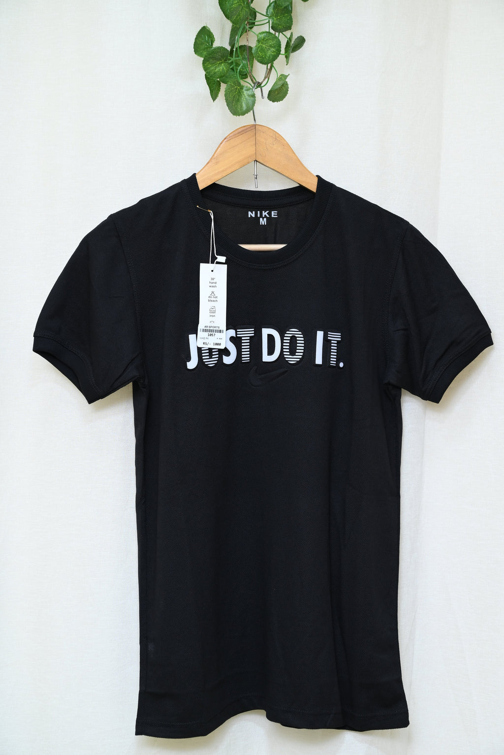 1057-Men’s Premium Cotton Shirt – Custom Fit, Printed, Ribb Round Neck