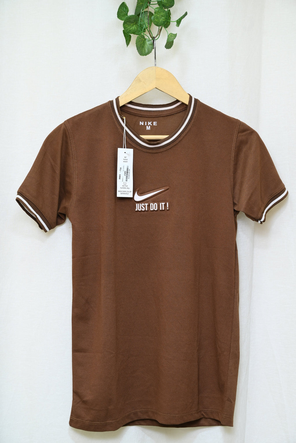 1057-Men’s Premium Cotton Shirt – Custom Fit, Printed, Ribb Round Neck