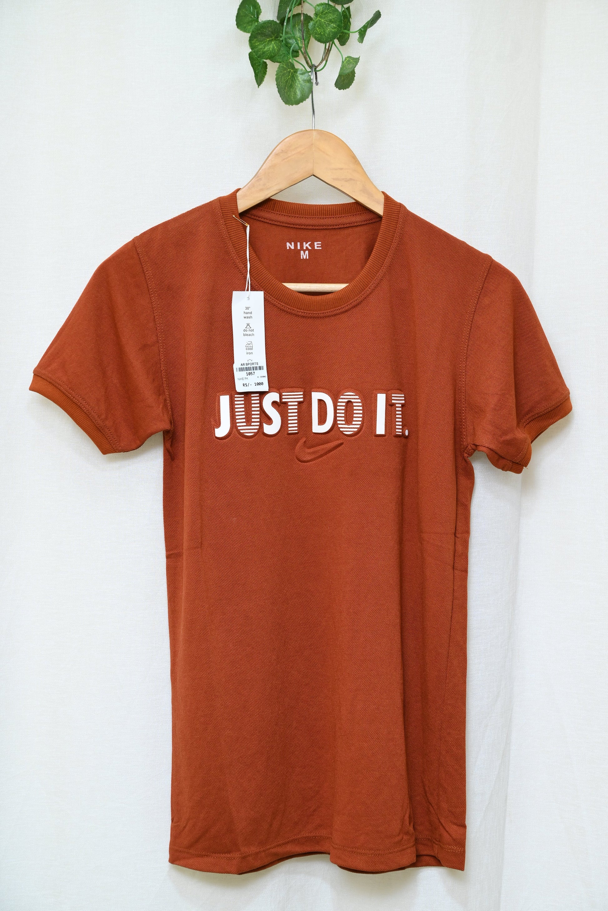 1057-Men’s Premium Cotton Shirt – Custom Fit, Printed, Ribb Round Neck