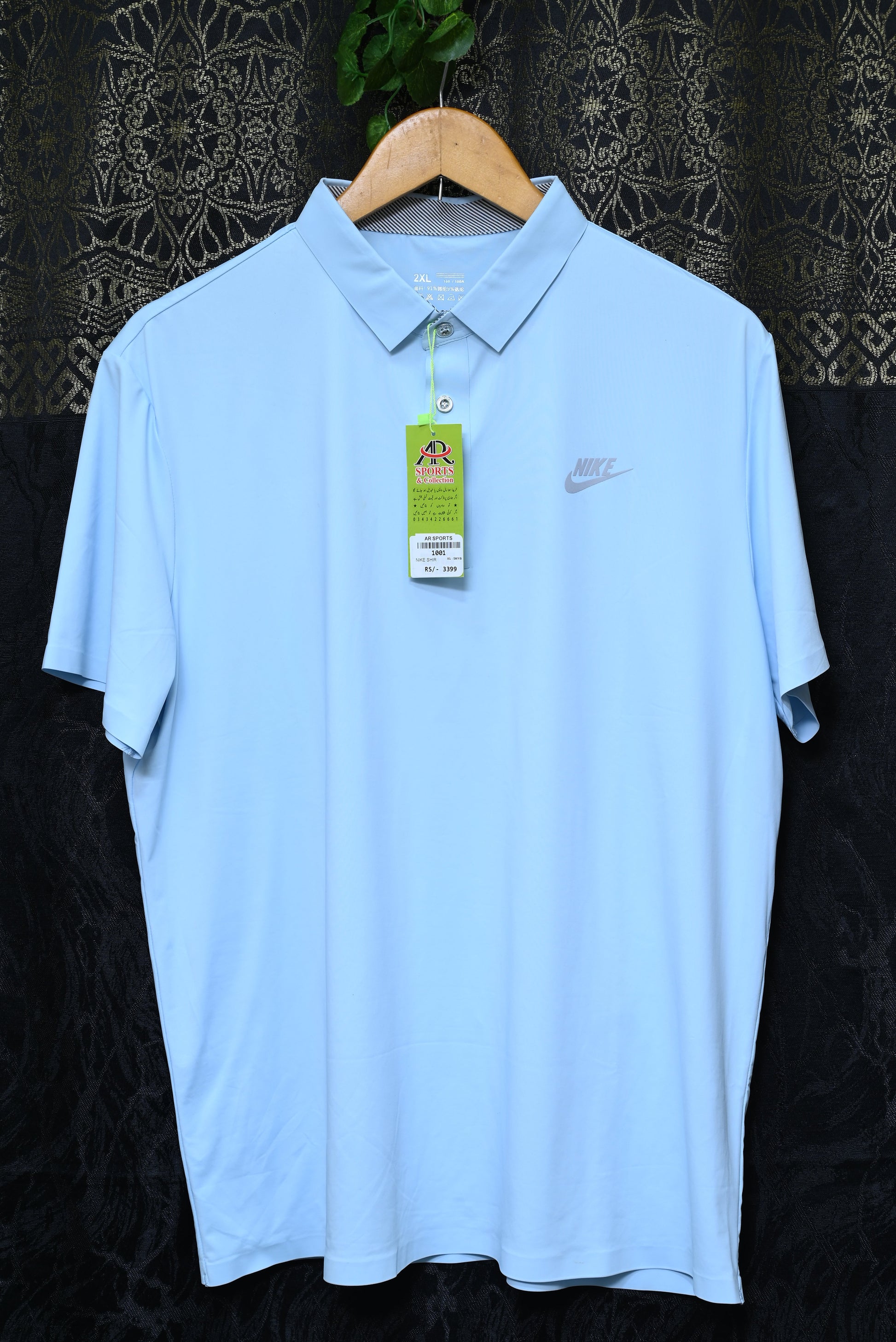 1001-Embossed Collar Neck Shirt – Smart Fit, Stylish & Comfortable for Work & Weekend