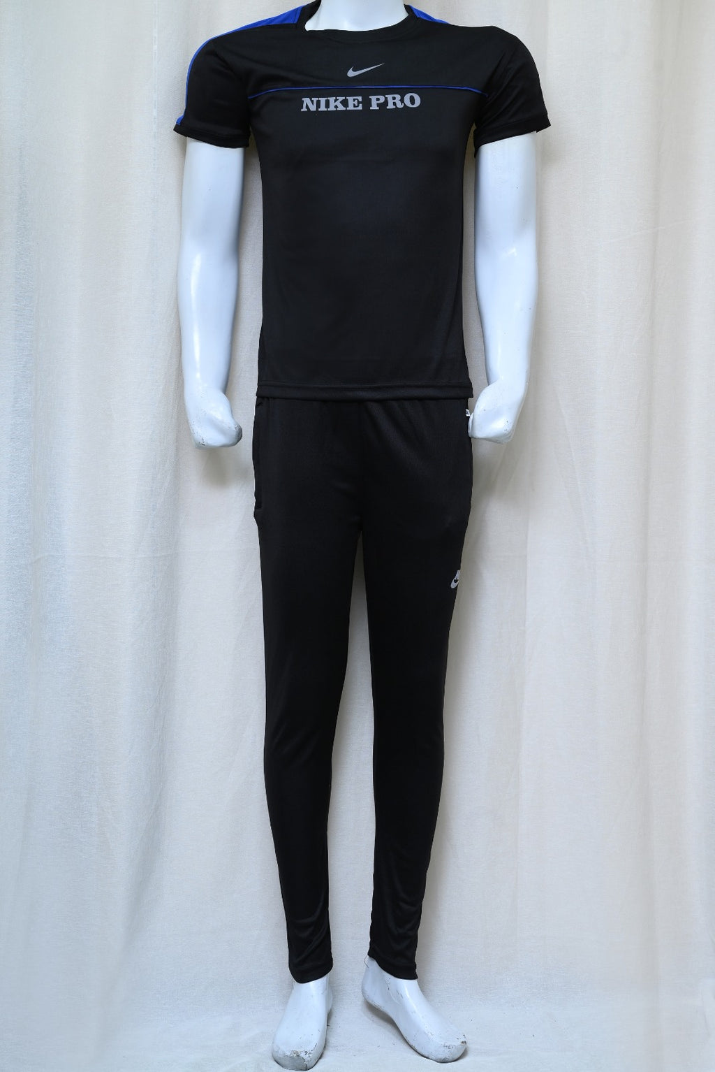 1451-Men’s Casual Fit Set – Soft Polyester Fleece T-Shirt & Stretch Trousers | Perfect for Gym
