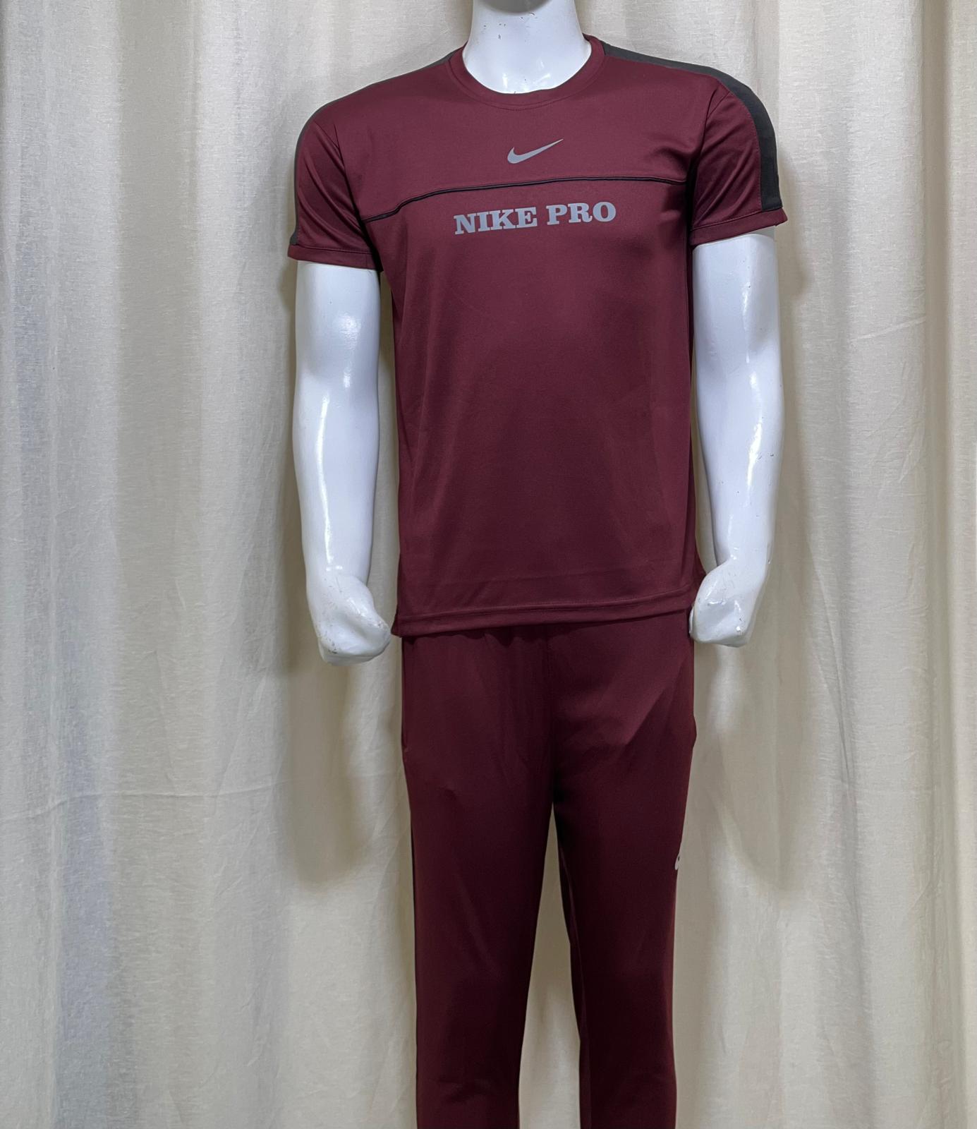 1451-Men’s Casual Fit Set – Soft Polyester Fleece T-Shirt & Stretch Trousers | Perfect for Gym