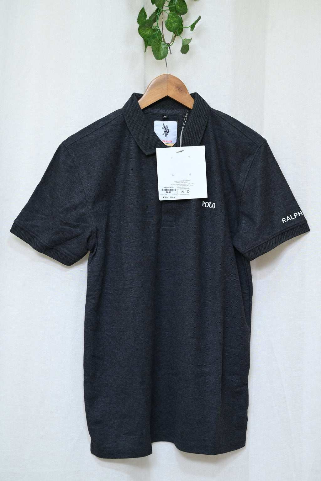 1046-Men’s Casual Shirt – Custom Fit, Rib Collar Neck, Button Front