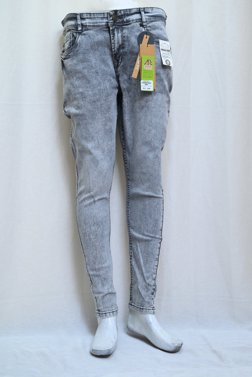 3009-Men’s Casual Tailored Slim Fit Pant – Five-Pocket Design, Zip Fly