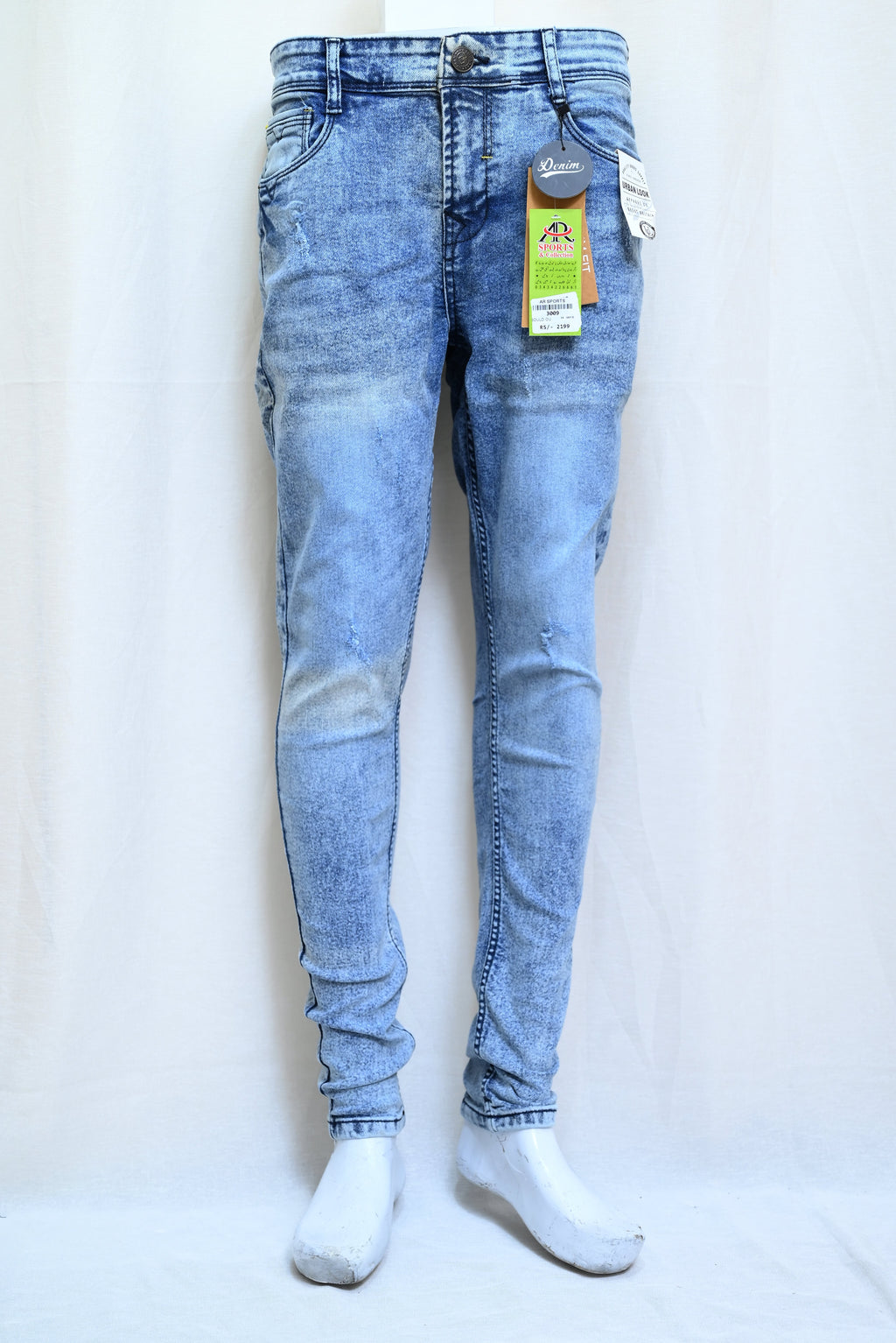 3009-Men’s Casual Tailored Slim Fit Pant – Five-Pocket Design, Zip Fly