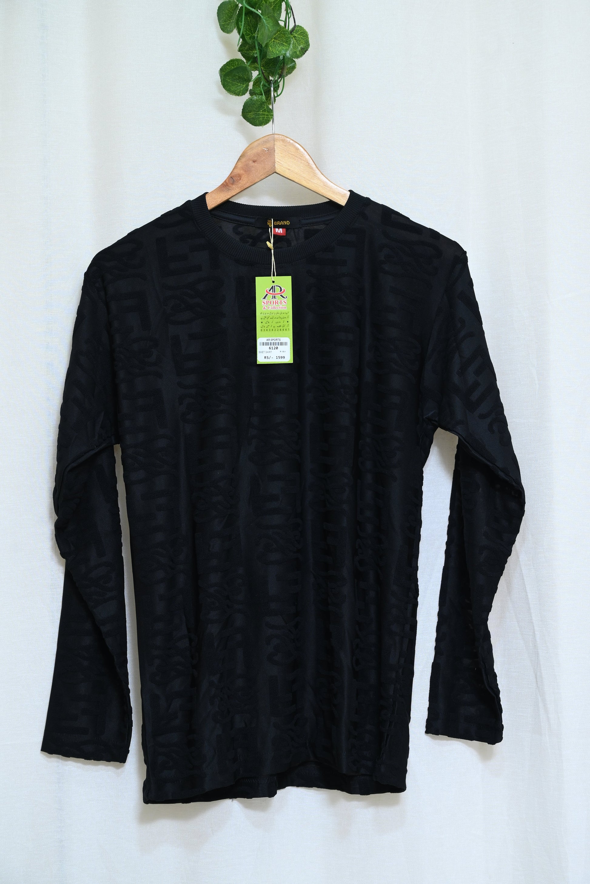 6120-Men’s Premium Cotton Sweatshirt – Classic Fit, Soft Fleece Lining & Everyday Comfort