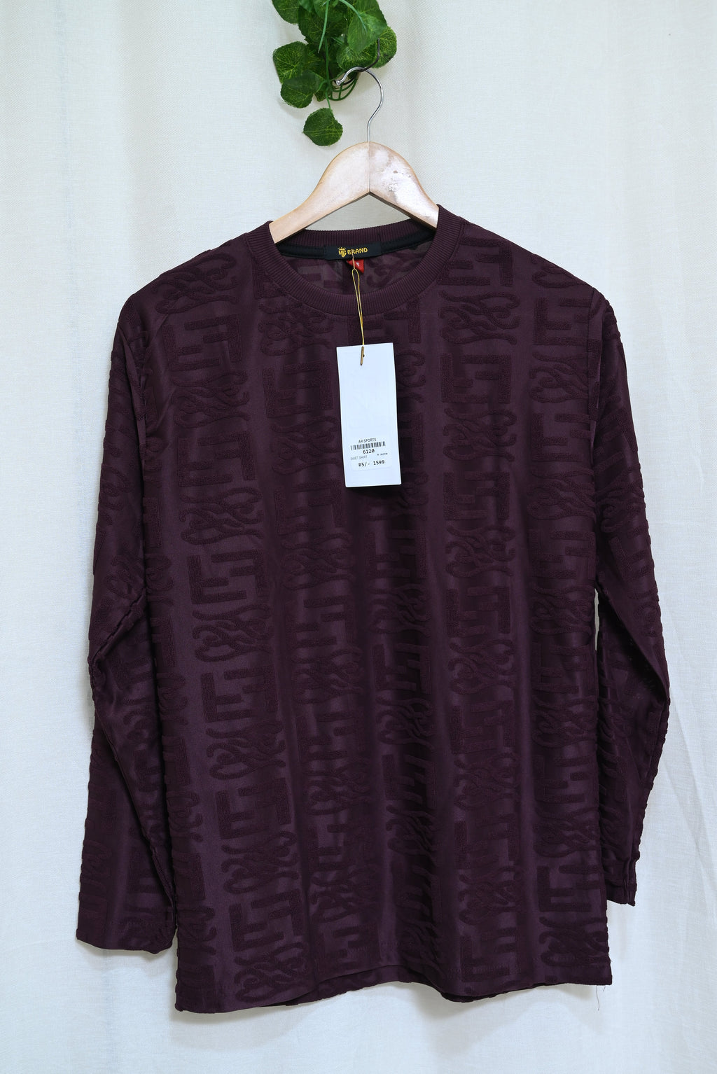 6120-Men’s Premium Cotton Sweatshirt – Classic Fit, Soft Fleece Lining & Everyday Comfort