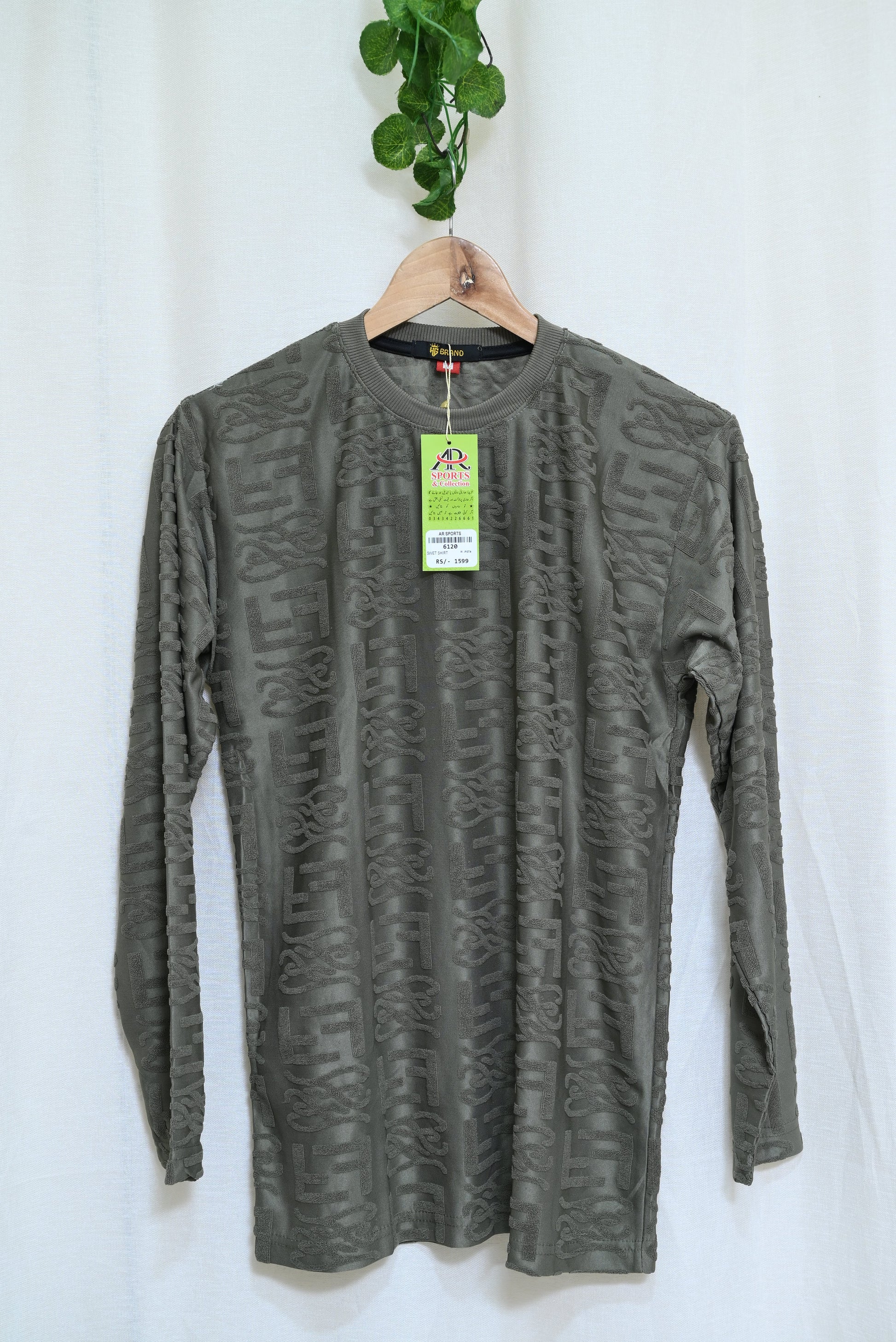 6120-Men’s Premium Cotton Sweatshirt – Classic Fit, Soft Fleece Lining & Everyday Comfort