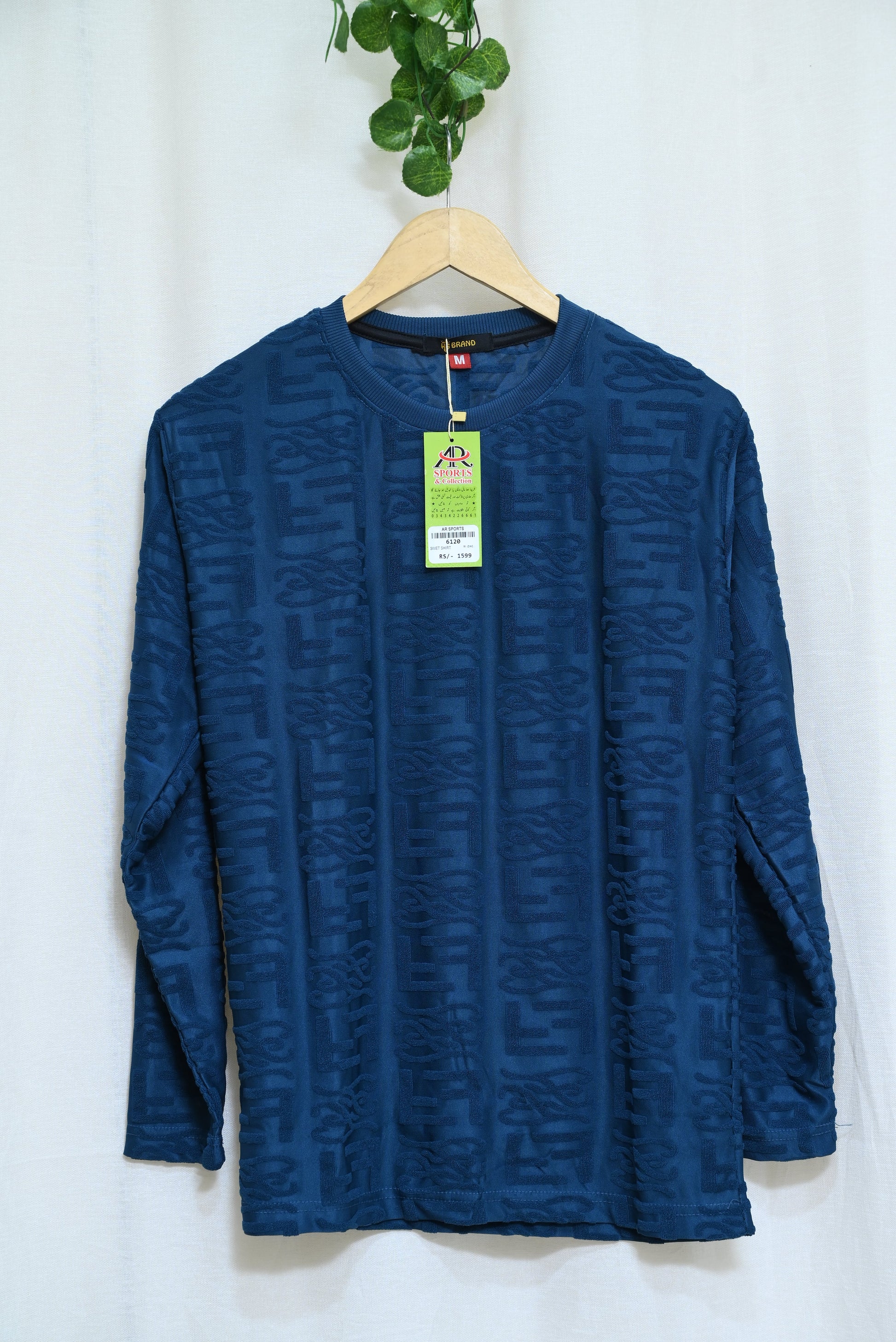 6120-Men’s Premium Cotton Sweatshirt – Classic Fit, Soft Fleece Lining & Everyday Comfort