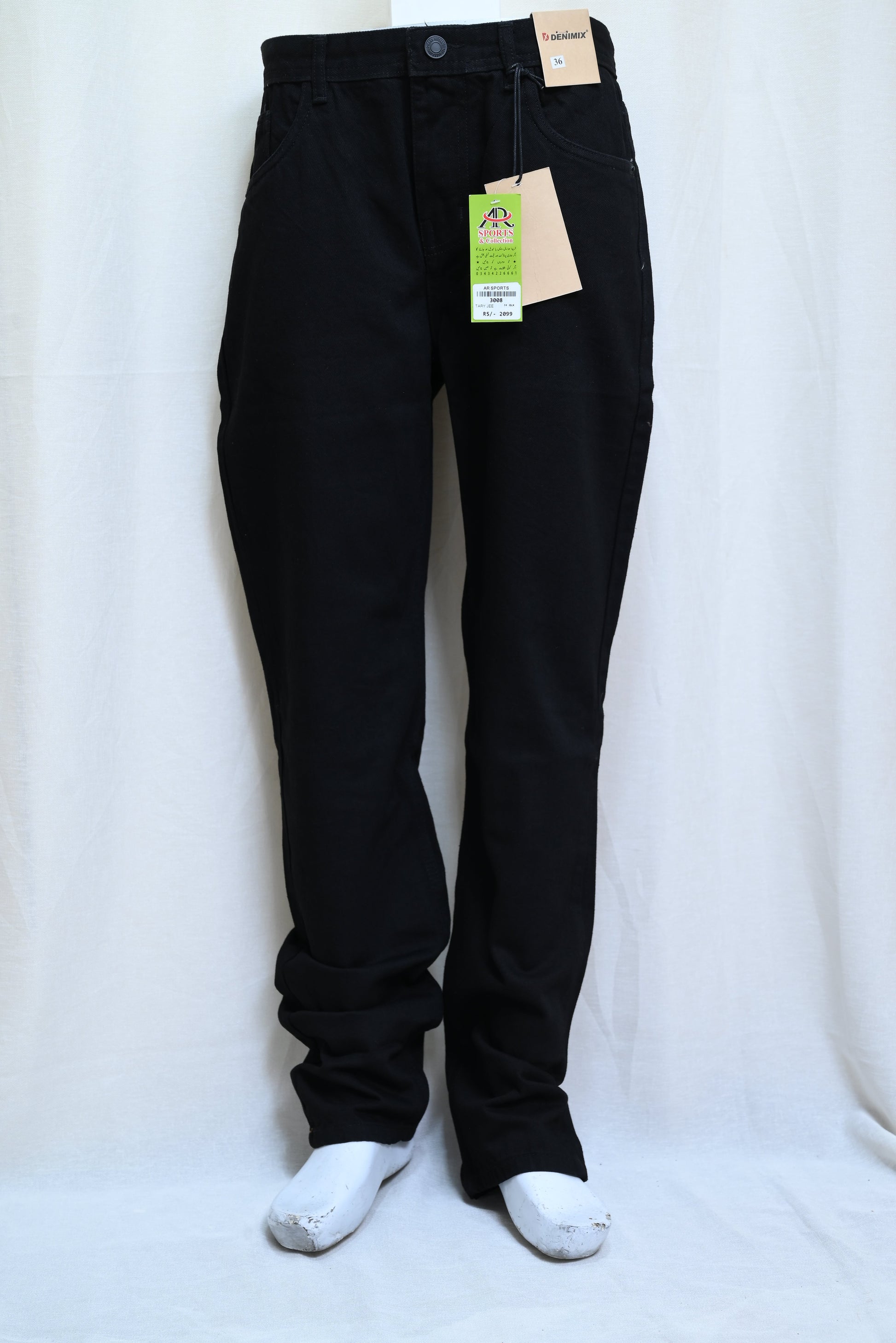 3008-Casual Tailored Slim Fit Pants for Men – Zip Fly & Belt Loops