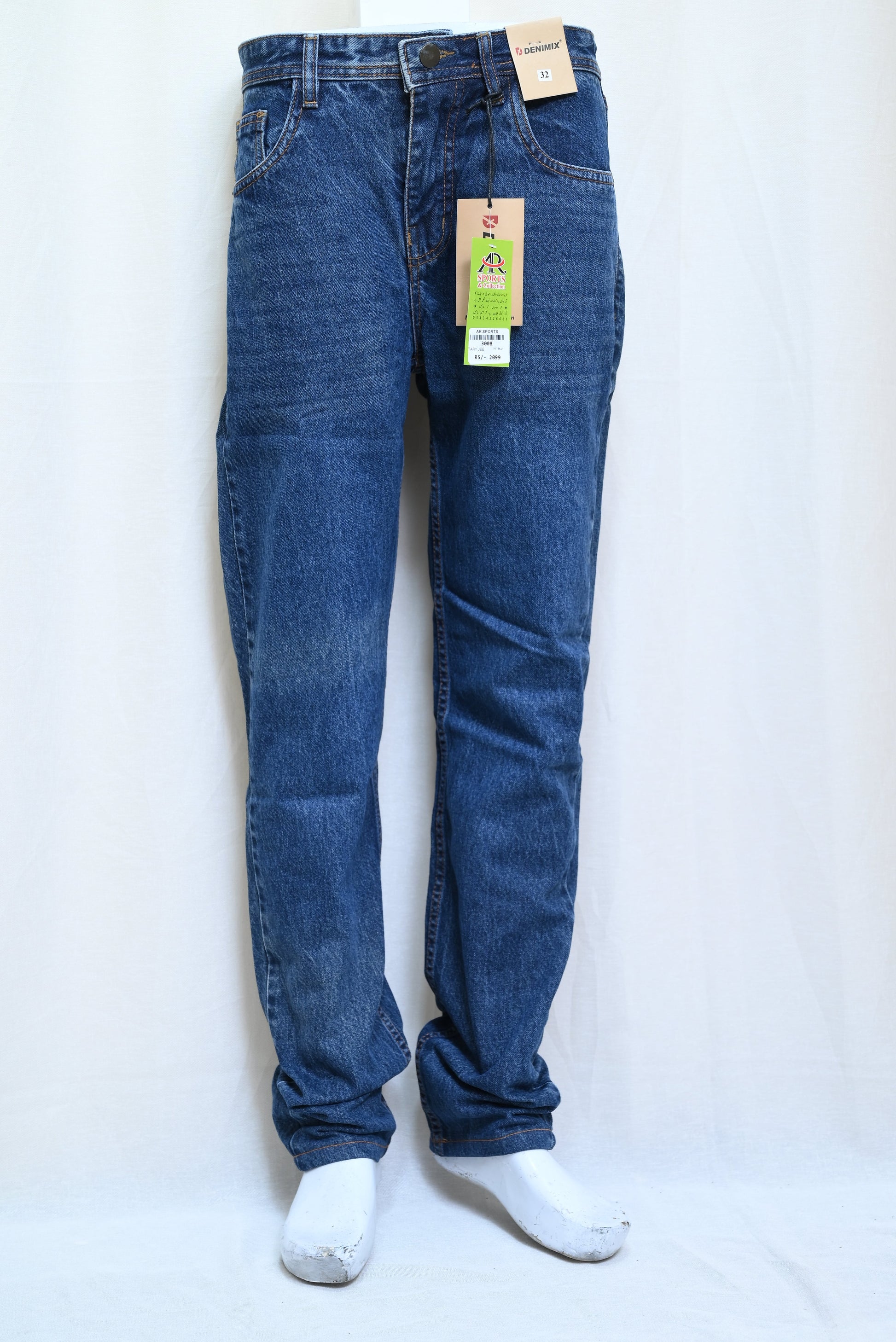 3008-Casual Tailored Slim Fit Pants for Men – Zip Fly & Belt Loops