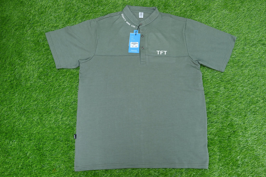 1045-Stylish Stretch Shirt for Men – Smart Fit & Collar Neck Design