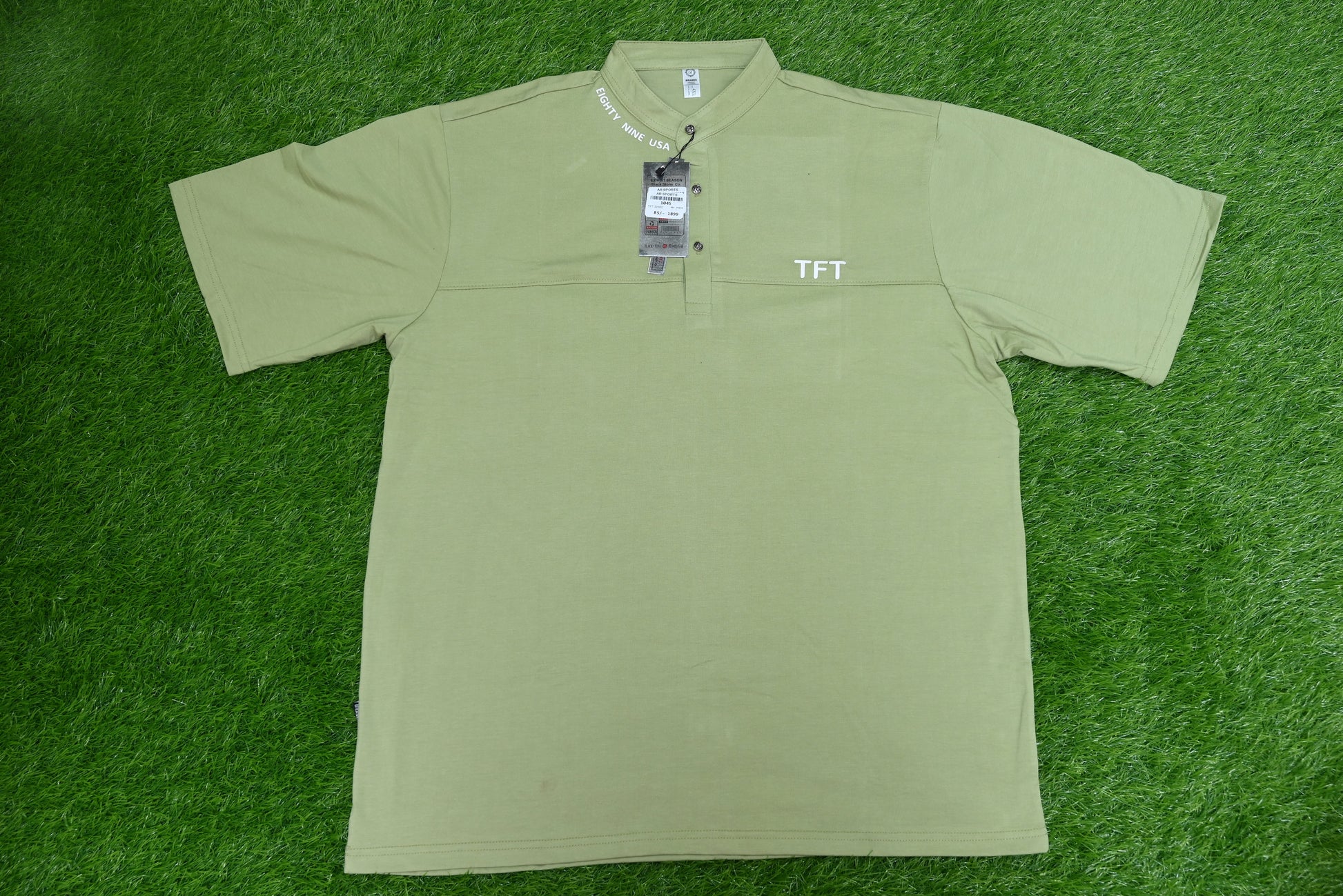 1045-Stylish Stretch Shirt for Men – Smart Fit & Collar Neck Design