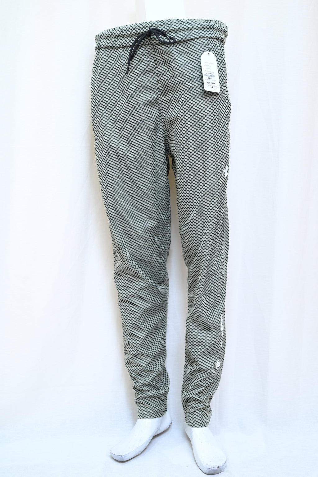 1250-Men’s Fine Jacket Slim Fit Pants – Elastic Waist with Zip Pockets