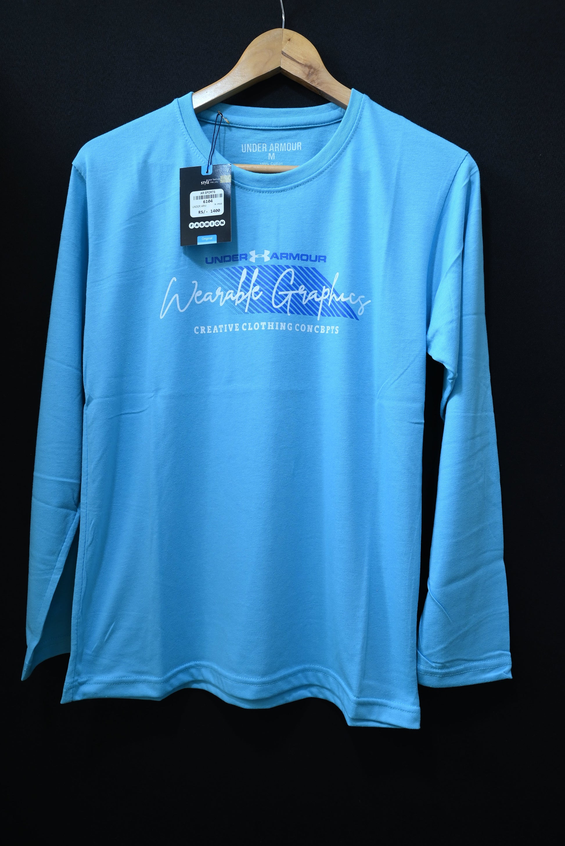 6104-Under Armour Men’s Performance Shirt – Moisture-Wicking, Lightweight & Athletic Fit Tee