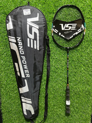4466-VSE Badminton Racket – Lightweight 5U Carbon Fiber, Head-Heavy Balance, G5 Grip