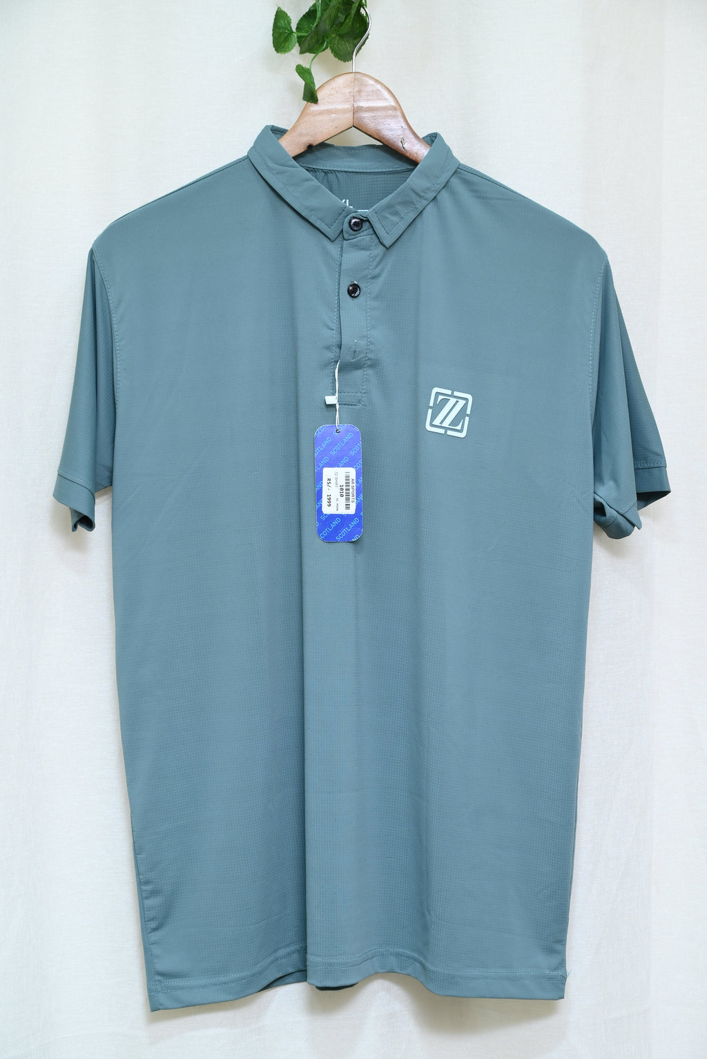 1010-Custom Fit Dry-Fit Casual Shirt for Men – Collar Neck, Half Sleeves, Button-Up Front